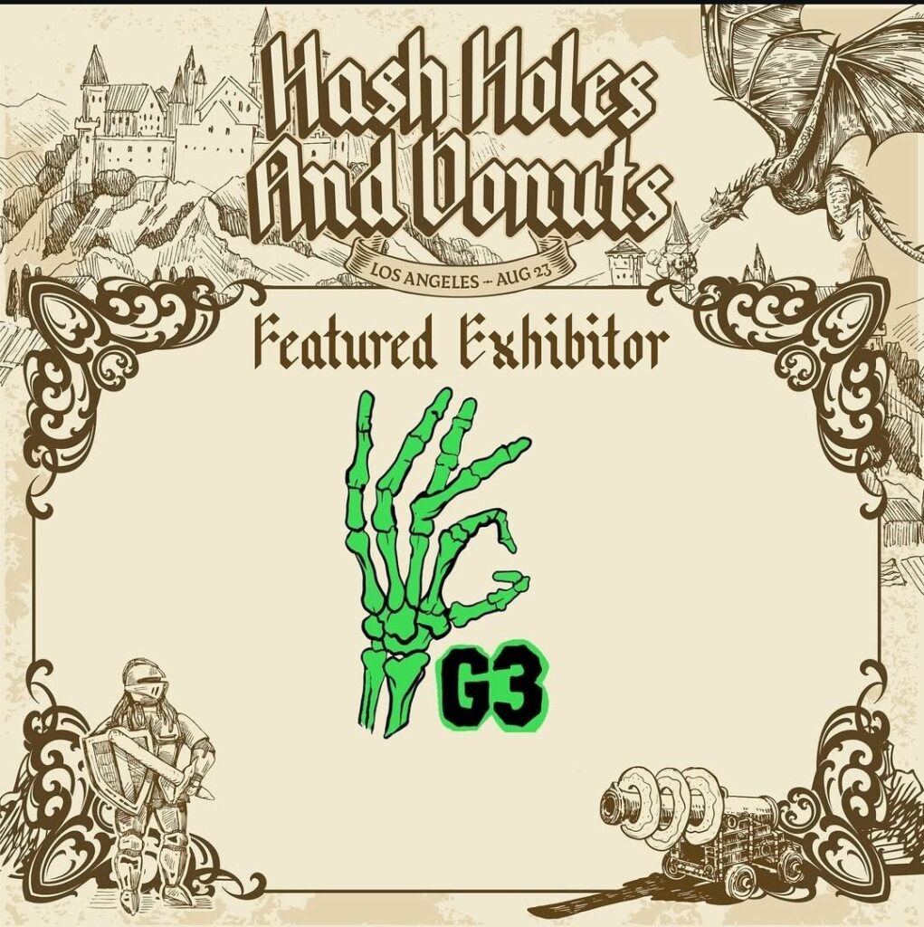 HASH HOLES AND DONUTS LA TODAY FEATURED G3 EXCLUSIVE DROP HASH HOLE