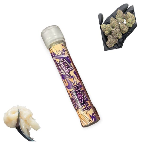 fidels x frosty hash hole collab made of 2grams floers plus .5gram of premium cannabis