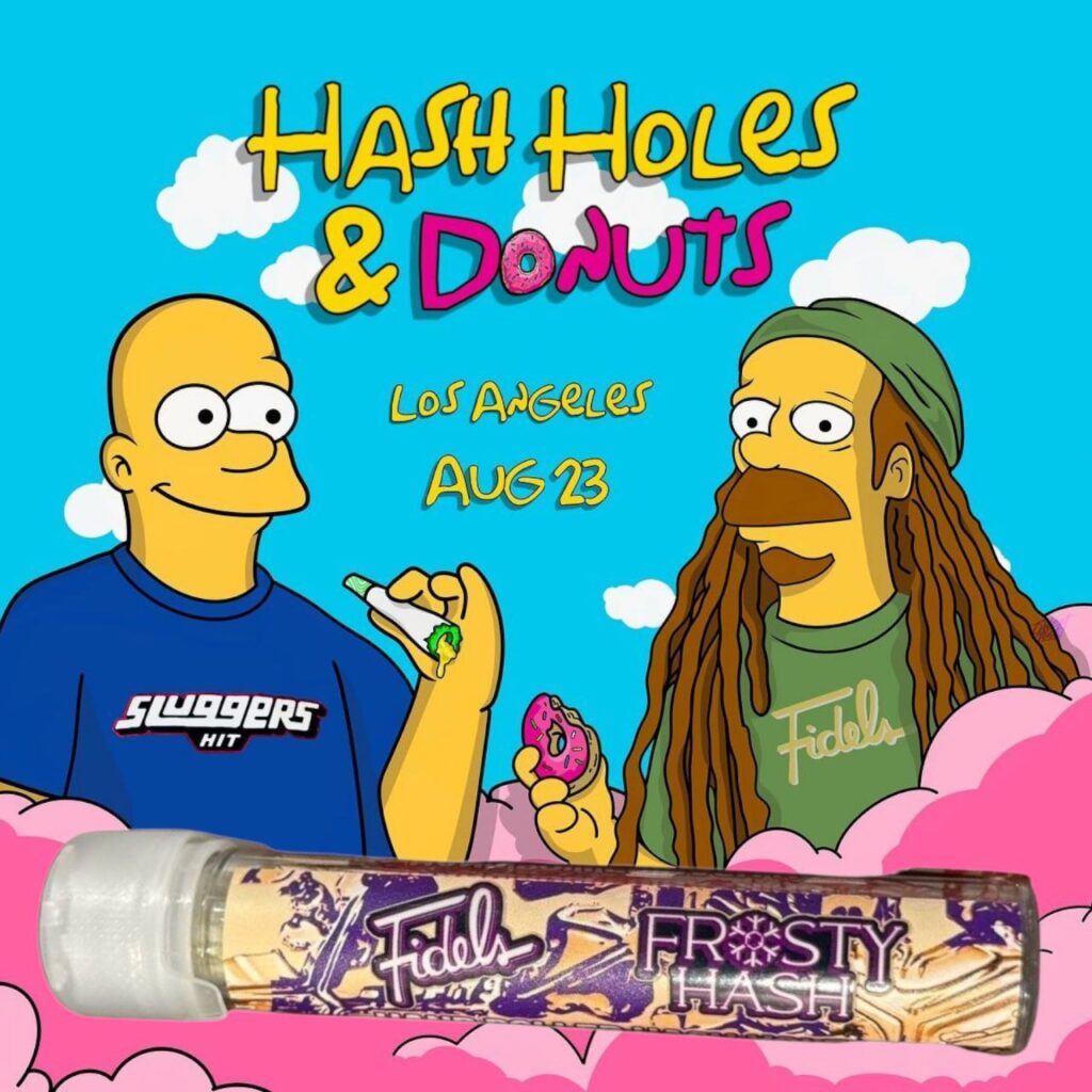 5863992641518159632 hash holes and donuts los angeles august 23 sluggers hit fidels x frosty hash hash hole drop