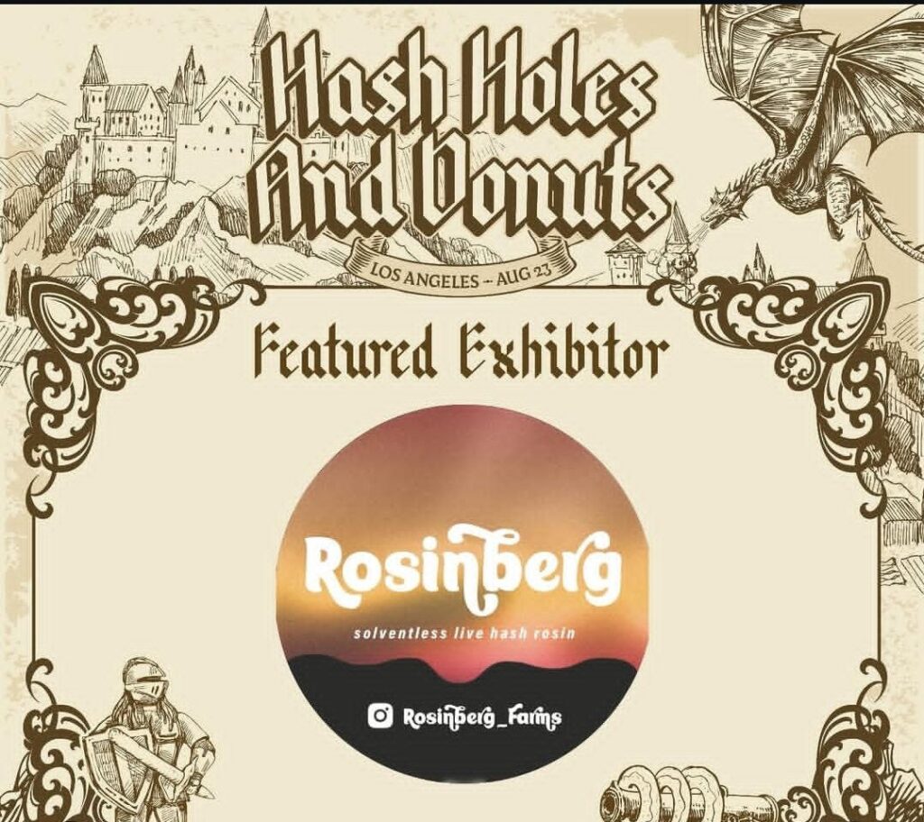 hash holes and donuts featured rosinberg a solventless live hash rosin by rosinbergfarms